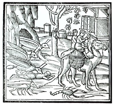 Representation of the Plague by English School
